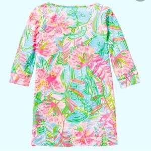 lilly pulitzer mini marlowe dress in lilly of the jungle size large (8-10) NWT